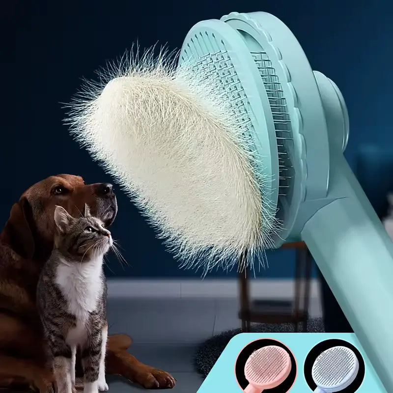 Självrengörande Pälsborste för Katt, Hund & Smådjur