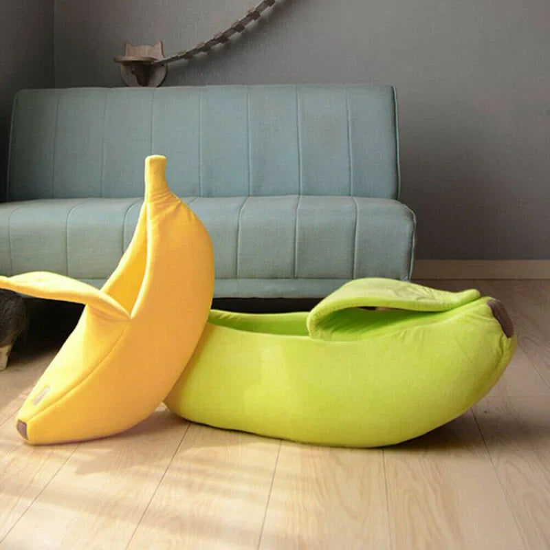 Bananformad bädd