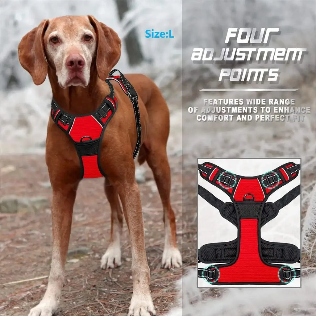 Ergonomisk Hundsele – Justerbar, Slitstark och Bekväm för Alla Hundar